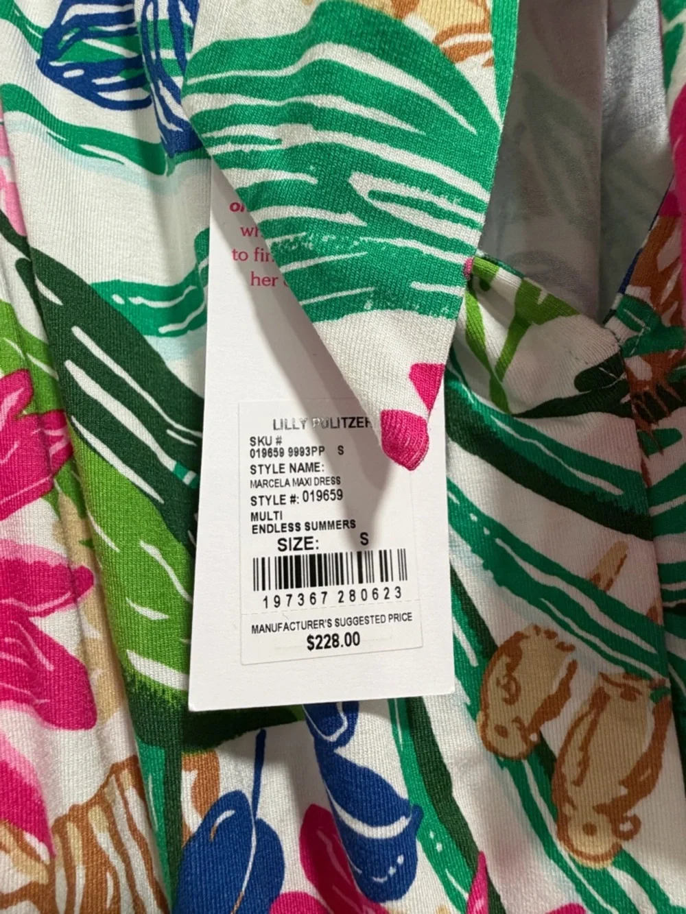 Lilly Pulitzer Multicolor Tropical Print Maxi Dress - Picture 3 of 3